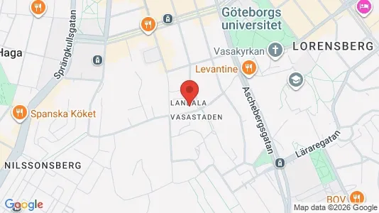 Lägenheter till salu i Göteborg Centrum - kort over placeringen