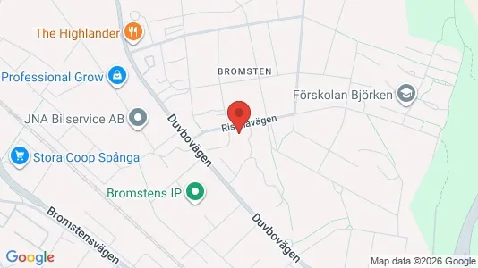 Lägenheter till salu i Västerort - kort over placeringen