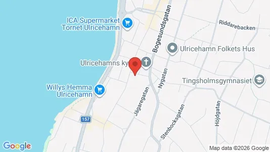 Lägenheter att hyra i Ulricehamn - kort over placeringen