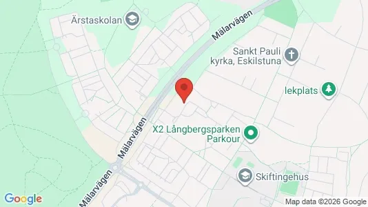 Lägenheter att hyra i Eskilstuna - kort over placeringen