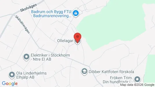 Lägenheter till salu i Tyresö - kort over placeringen
