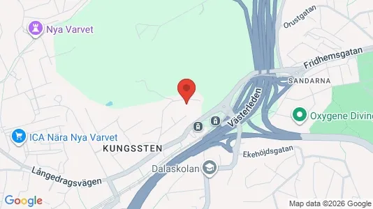 Lägenheter till salu i Göteborg Västra - kort over placeringen