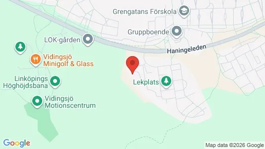 Bostadsrätter till salu i Linköping - kort over placeringen
