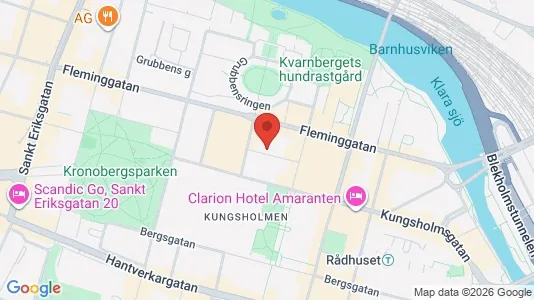 Lägenheter att hyra i Kungsholmen - kort over placeringen