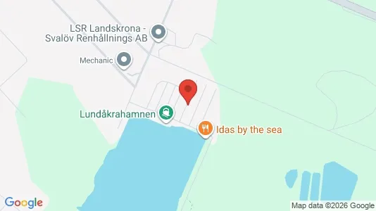 Lägenheter till salu i Landskrona - kort over placeringen