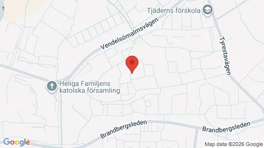 Lägenheter att hyra i Haninge - kort over placeringen