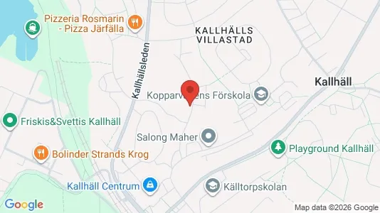 Lägenheter till salu i Järfälla - kort over placeringen