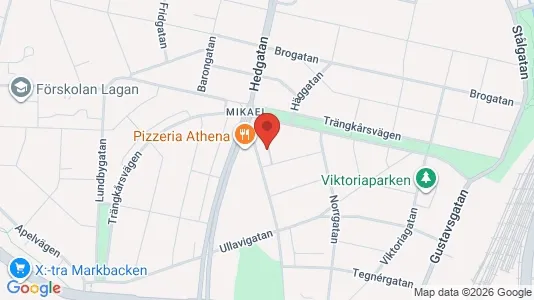 Lägenheter till salu i Örebro - kort over placeringen