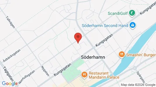 Lägenheter till salu i Söderhamn - kort over placeringen