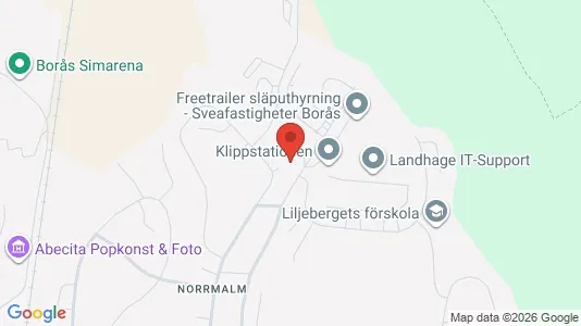 Lägenheter att hyra i Borås - kort over placeringen