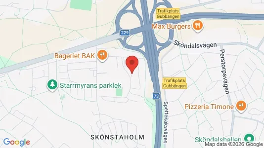 Lägenheter att hyra i Söderort - kort over placeringen