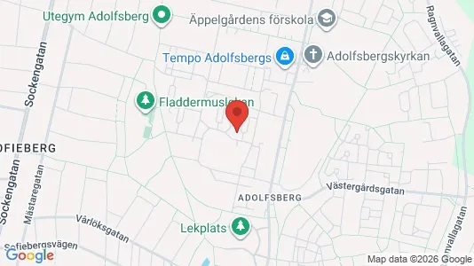 Bostadsrätter till salu i Helsingborg - kort over placeringen