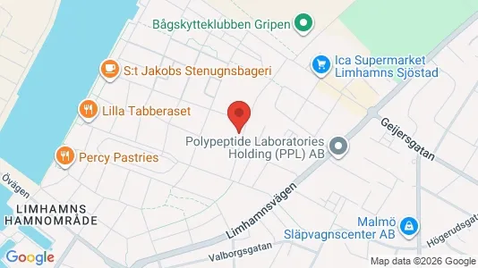 Bostadsrätter till salu i Limhamn/Bunkeflo - kort over placeringen