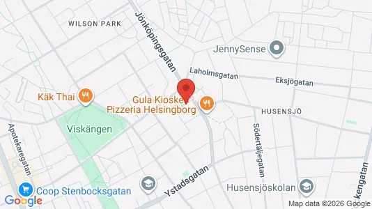 Lägenheter till salu i Helsingborg - kort over placeringen
