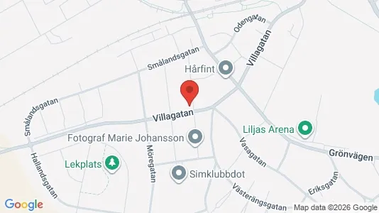 Lägenheter att hyra i Nybro - kort over placeringen