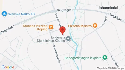 Bostadsrätter till salu i Köping - kort over placeringen