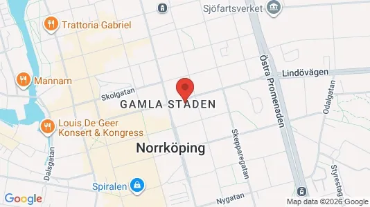 Lägenheter att hyra i Norrköping - kort over placeringen