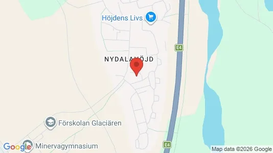 Lägenheter att hyra i Umeå - kort over placeringen