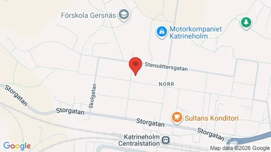 Lägenheter att hyra i Katrineholm - kort over placeringen