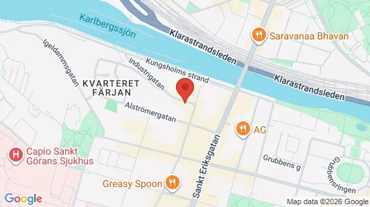 Lägenheter att hyra i Kungsholmen - kort over placeringen