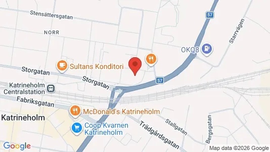 Lägenheter att hyra i Katrineholm - kort over placeringen
