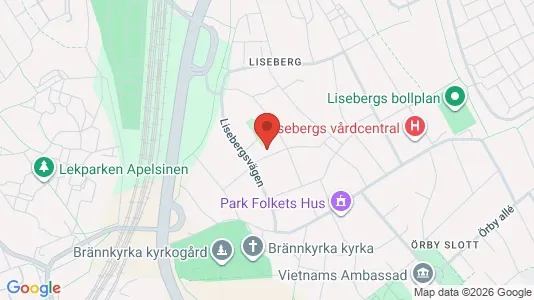 Lägenheter att hyra i Söderort - kort over placeringen