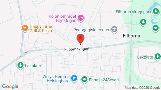 Lägenheter till salu i Helsingborg - kort over placeringen