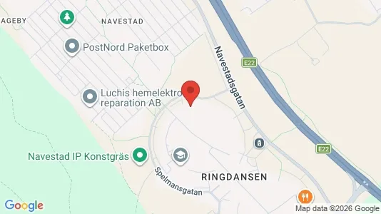Lägenheter att hyra i Norrköping - kort over placeringen