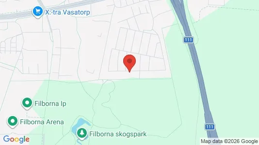 Lägenheter till salu i Helsingborg - kort over placeringen