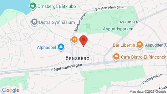 Bostadsrätter till salu i Söderort - kort over placeringen