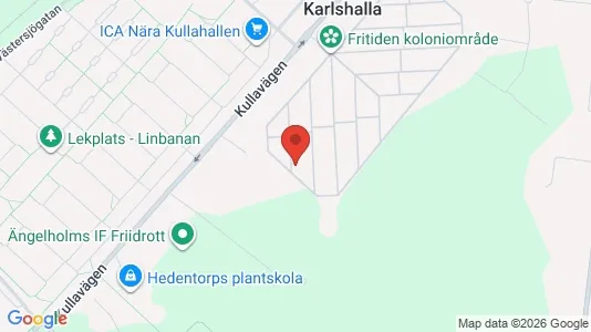Lägenheter till salu i Ängelholm - kort over placeringen