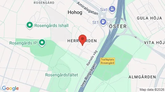 Lägenheter att hyra i Rosengård - kort over placeringen