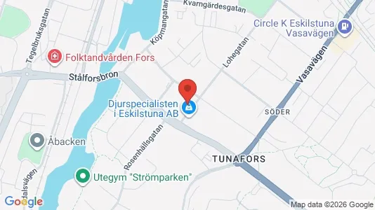 Bostadsrätter till salu i Eskilstuna - kort over placeringen