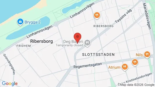 Lägenheter till salu i Malmö Centrum - kort over placeringen
