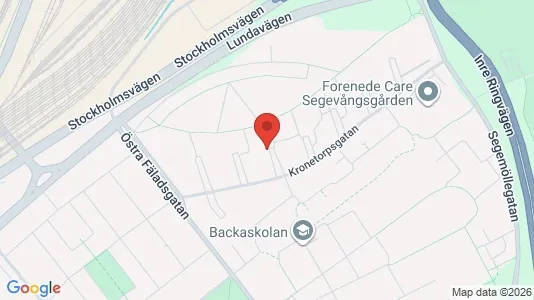 Lägenheter till salu i Kirseberg - kort over placeringen
