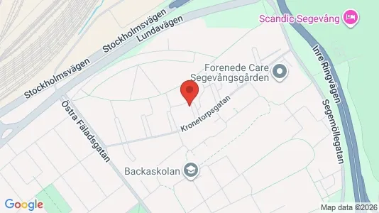 Lägenheter till salu i Kirseberg - kort over placeringen