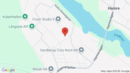 Lägenheter till salu i Sollefteå - kort over placeringen