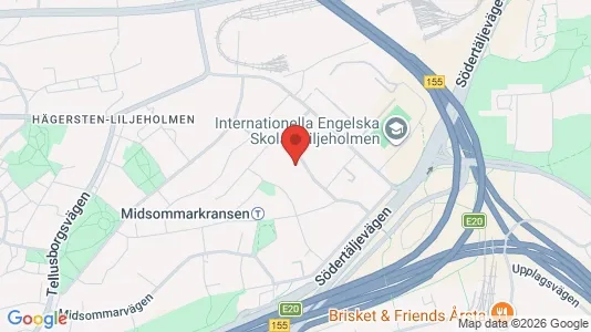 Lägenheter att hyra i Söderort - kort over placeringen