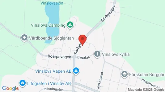 Lägenheter att hyra i Hässleholm - kort over placeringen