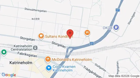 Lägenheter att hyra i Katrineholm - kort over placeringen