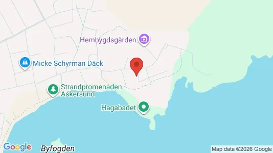 Bostadsrätter till salu i Askersund - kort over placeringen
