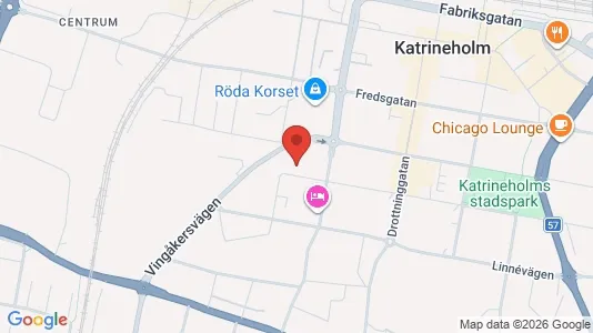 Lägenheter att hyra i Katrineholm - kort over placeringen