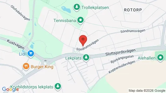 Lägenheter att hyra i Halmstad - kort over placeringen