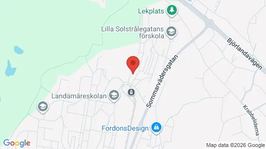Lägenheter till salu i Västra hisingen - kort over placeringen