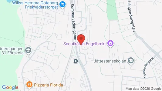 Lägenheter till salu i Västra hisingen - kort over placeringen