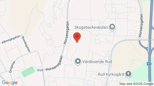 Bostadsrätter till salu i Karlstad - kort over placeringen
