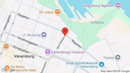 Bostadsrätter till salu i Vänersborg - kort over placeringen