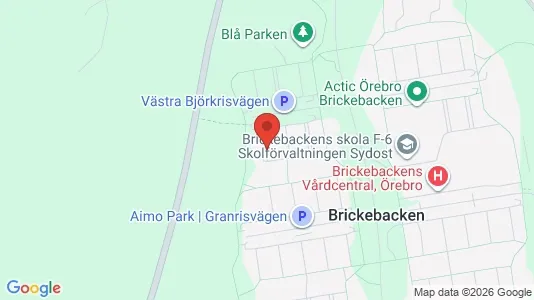Lägenheter att hyra i Örebro - kort over placeringen