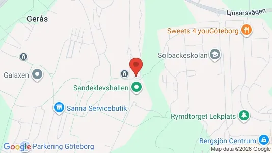 Bostadsrätter till salu i Göteborg Östra - kort over placeringen