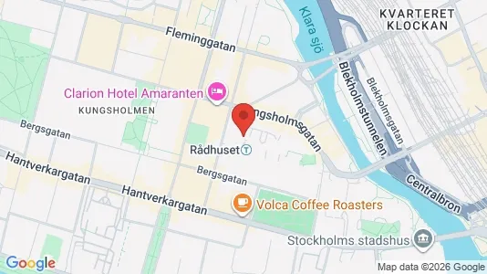 Lägenheter till salu i Kungsholmen - kort over placeringen